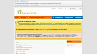 
                            10. Login - Homes Direct