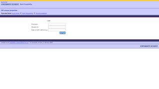 
                            4. Login - Hospitality - University of Kent