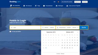 
                            8. Login Hotels und Unterkünfte - booking.com