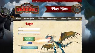 
                            9. Login – How to Train Your Dragon Game – School of Dragons