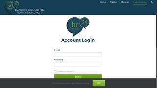 
                            7. Login - HR24 For Employers