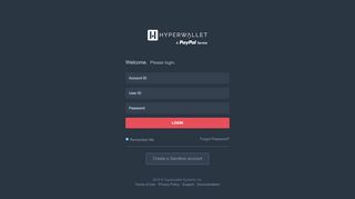 
                            1. Login - Hyperwallet Program Portal