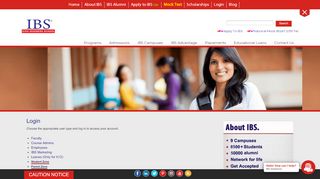 
                            2. Login - ICFAI Business School