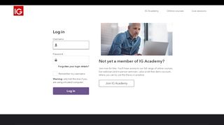 
                            4. Login | IG Academy US | IG US