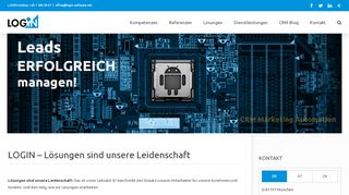 
                            8. LOGIN - Ihr Spezialist für CRM-Lösungen mit Sugar