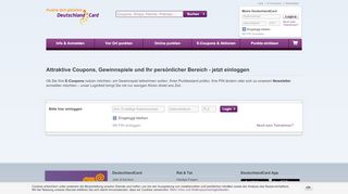 
                            4. Login in Ihren persönlichen Bereich | DeutschlandCard