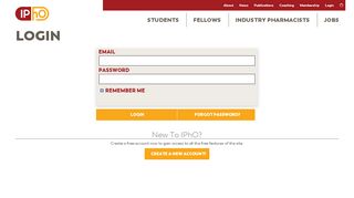 
                            7. Login | Industry Pharmacists Organization