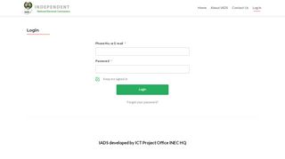 
                            4. Login – INEC ADHOC STAFF DATABASE