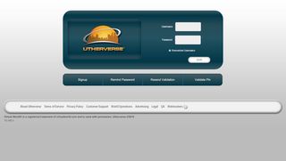 
                            4. Login Information - Utherverse