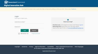 
                            7. Login - innovation.health.qld.gov.au