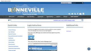 
                            1. Login Instructions - Bonneville Joint School District 93
