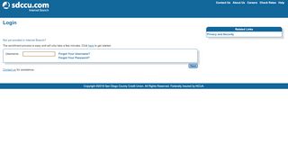 
                            3. Login - internetbranch.sdccu.com
