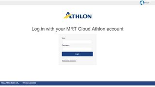 
                            3. Login into MRT Cloud Athlon