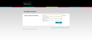 
                            4. Login - Investor Portal