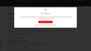 
                            9. Login Issues | Your Account | Virgin Mobile