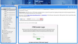 
                            5. Login - iTWO tender