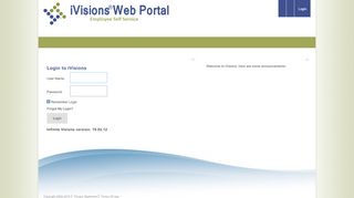 
                            5. Login - iVisions ESS