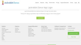 
                            5. Login - Jackrabbit Dance - App Log In