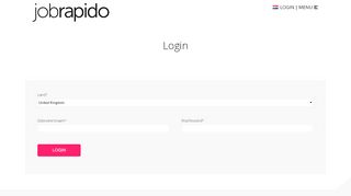 
                            8. Login | Jobrapido Bedrijven