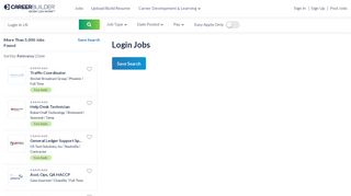 
                            2. Login Jobs - Apply Now | CareerBuilder