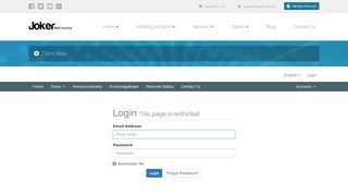 
                            5. Login - Joker Web Hosting