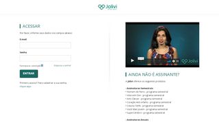 
                            7. Login Jolivi – Saúde Natural