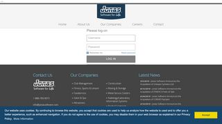 
                            2. Login - Jonas Software