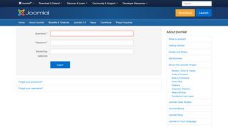 
                            3. Login - joomla.org