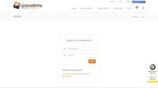 
                            6. Login - Jura online lernen - juracademy.de