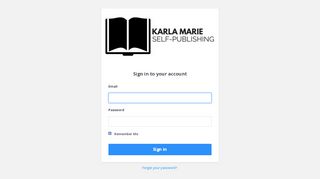 
                            9. Login - Karla Marie Self-Publishing