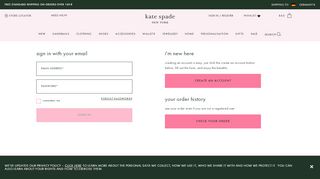 
                            3. Login | Kate Spade New York