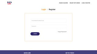 
                            1. Login - kd campus live