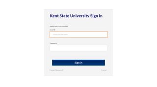 
                            5. Login - Kent State University