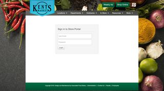 
                            1. Login - Kent's Market