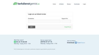 
                            3. Login — Kerkdienstgemist.nl