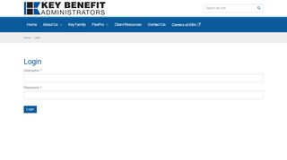 
                            6. Login | Key Benefit Administrators