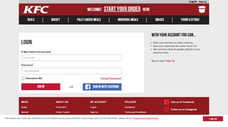 
                            5. Login | KFC Philippines