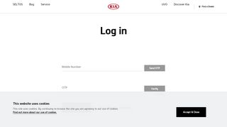 
                            5. Login | Kia Motors India