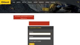 
                            2. Login - Kiewit