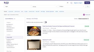 
                            2. Login | Kijiji: Free Classifieds in Ontario. Find a job, buy a car, find a ...