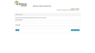 
                            2. Login - Kimco Services