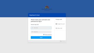 
                            3. Login - King Edward's School