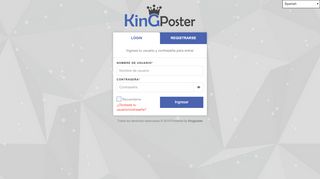 
                            1. Login | Kingposter