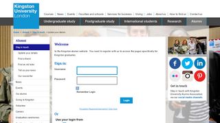 
                            4. Login - Kingston University London