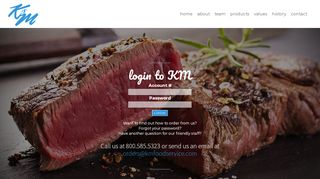 
                            5. Login - KM Foodservice