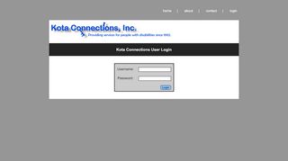 
                            2. Login - Kota Connections, Inc.