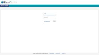 
                            2. Login - Kount Agent Web Console