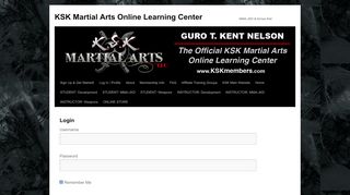 
                            4. Login | KSK Martial Arts Online Learning Center