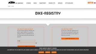 
                            4. Login - KTM BIKE INDUSTRIES