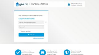 
                            6. Login Kundenportal - gas.de